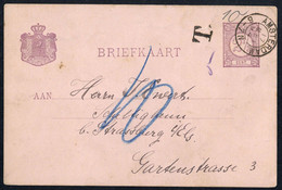 1894, Niederlande, P 12, Brief - Altri & Non Classificati