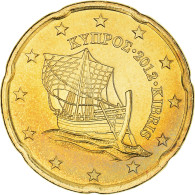 Chypre, 20 Euro Cent, 2012, SPL+, Laiton, KM:82 - Cyprus