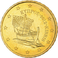 Chypre, 10 Euro Cent, 2012, SPL+, Laiton, KM:81 - Zypern