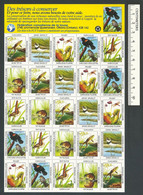 B69-36 CANADA Canadian Wildlife Federation Nature Seals Sheet 1993 MNH French - Privaat & Lokale Post