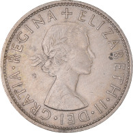 Monnaie, Grande-Bretagne, Elizabeth II, 1/2 Crown, 1961, TTB+, Cupro-nickel - K. 1/2 Crown