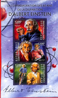 A0252 - CENTRAL AFRICA - MISSPERF SHEET: 2015  SCIENCE Albert Einstein - Albert Einstein