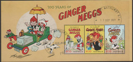 AUSTRALIA - USED 2021 $3.30 100 Years Of Ginger Meggs - Comic Strip Character Souvenir Sheet - Usados