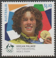 AUSTRALIA - USED 2021 $1.10 Tokyo Olympic Games Gold Medal Winners - Skateboard: Men's Park - Gebraucht