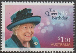 AUSTRALIA - USED 2021 $1.10 Queen Elizabeth II 95th Birthday - Gebruikt