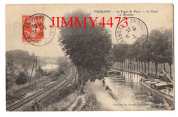 CPA - FROUARD En 1913 - La Ligne De Paris - Le Canal - La Moselle - Edit. Du Bazar Lorraine - Frouard