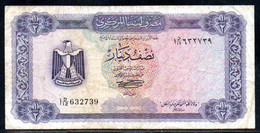 659-Libye 1/2 Dinar 1971/72 - Libyen