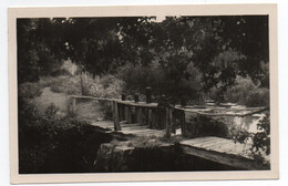 CPA    56   SAINT JEAN BREVELAY    1952     JOLI SITE  -  PONT PASSERELLE DE BOIS - Saint Jean Brevelay