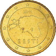 Estonie, 50 Euro Cent, 2011, Vantaa, SPL+, Laiton, KM:66 - Estonie