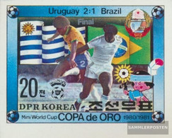 North-Korea 2116B (complete Issue) Unmounted Mint / Never Hinged 1981 Football League In Uruguay - Korea (Nord-)