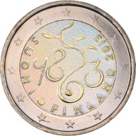 Finlande, 2 Euro, 150ème Anniversaire Du Parlement, 2013, Vantaa, Iridescent - Finlande