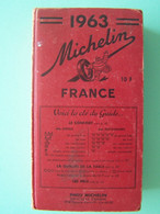 GUIDE MICHELIN. FRANCE. ANNEE 1963. - Michelin (guides)