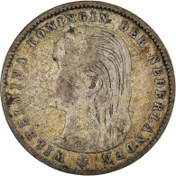 Monnaie, Pays-Bas, Wilhelmina I, 25 Cents, 1897, TB, Argent, KM:115 - 25 Cent