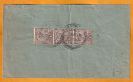 1925 - Enveloppe Commerciale Illustrée De Bombay Mumbai, Inde, GB Vers Berlin, Allemagne - Band Of 3 1 Anna Stamps - 1911-35 Koning George V