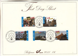 Belgique - FDC Sheet émis Par La Poste De 2011 ° - Oblit Bruxelles - Highlights Of Belgium - Atomium - - Storia Postale