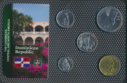 Dominikanische Republik Stgl./unzirkuliert Kursmünzen Stgl./unzirkuliert Ab 1989 5 Centavos Bis 1 Peso (9764328 - Dominicana