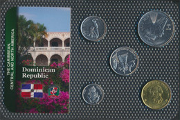 Dominikanische Republik Stgl./unzirkuliert Kursmünzen Stgl./unzirkuliert Ab 1989 5 Centavos Bis 1 Peso (9764330 - Dominicaine