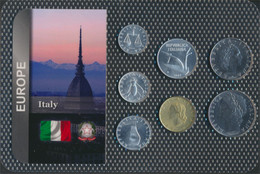 Italien Stgl./unzirkuliert Kursmünzen Stgl./unzirkuliert Ab 1969 1 Lire Bis 100 Lire (9764430 - Jahressets & Polierte Platten