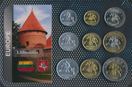 Litauen Stgl./unzirkuliert Kursmünzen Stgl./unzirkuliert Ab 1991 1 Centai Bis 5 Litai (9764415 - Lithuania