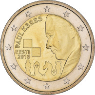 Estonie, 2 Euro, Paul Keres, 2016, Vantaa, SUP+, Bimétallique - Estland