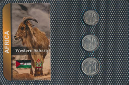 Sahara 1992 Stgl./unzirkuliert Kursmünzen 1992 1 Peseta Bis 5 Pesetas (9764595 - Sets Sin Usar &  Sets De Prueba