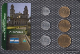 Nicaragua 1987 Stgl./unzirkuliert Kursmünzen 1987 5 Centavos Until 5 Cordobas - Nicaragua