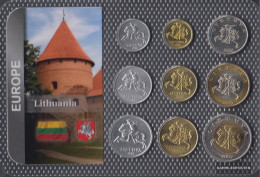 Lithuania Stgl./unzirkuliert Kursmünzen Stgl./unzirkuliert From 1991 1 Centai Until 5 Litai - Lituania