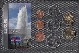 Iceland Stgl./unzirkuliert Kursmünzen Stgl./unzirkuliert Ab 1981 5 Aurar Until 100 Kronur - Islanda