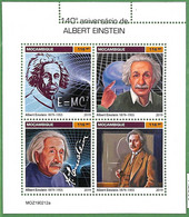 A2283 - MOZAMBIQUE - ERROR: MISPERF, Miniature Sheet - 2019 A. Einstein, Science - Albert Einstein