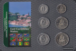 United Caribbean States Stgl./unzirkuliert Kursmünzen Stgl./unzirkuliert From 2002 1 CENT Until 1 US Dollars - Oost-Caribische Staten