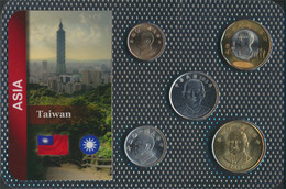 China-Taiwan Stgl./unzirkuliert Kursmünzen Stgl./unzirkuliert Ab 1981 1 Yuan Bis 50 Yuan (9764447 - Taiwan