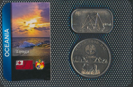 Tonga 1981 Stgl./unzirkuliert Kursmünzen 1981 1 Paanga Bis 2 Paanga (9764530 - Tonga