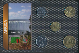 Sambia 1992 Stgl./unzirkuliert Kursmünzen 1992 25 Ngwee Bis 10 Kwacha (9764470 - Zambia