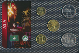 Macau Stgl./unzirkuliert Kursmünzen Stgl./unzirkuliert Ab 1992 10 Avos Bis 5 Patacas (9763960 - Macao
