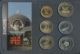 Makedonien Stgl./unzirkuliert Kursmünzen Stgl./unzirkuliert Ab 1993 50 Deni Bis 50 Denars (9763958 - Macedonia