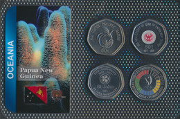 Papua-Neuguinea Stgl./unzirkuliert Kursmünzen Stgl./unzirkuliert Ab 1991 4 X 50 Toea (9763948 - Papoea-Nieuw-Guinea