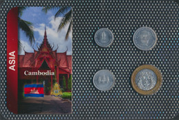 Kambodscha 1994 Stgl./unzirkuliert Kursmünzen 1994 50 Bis 500 Riel (9764268 - Cambodia