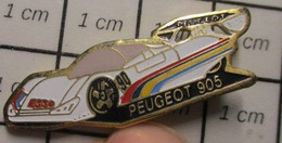 313a Pin's Pins / Beau Et Rare / THEME : SPORTS / AUTOMOBILE ENDURANCE LE MANS PEUGEOT 905 - Autorennen - F1