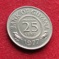 Guyana 25 Cents 1977 KM# 34 *V3 Guiana - Guyana