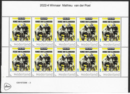 Nederland  2022-4 Wielrennen-cycling Ronde V Vlaanderen M. Vd Poel Winner   Sheetlet    Postfris/mnh/neuf - Ungebraucht