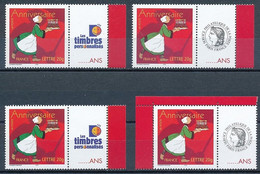 France 2005 - 3778A 4x Timbre Anniversaire Personnalisé Avec Logo Cérès Et Les Timbres Personnalisés Bécassine - Neuf - Neufs