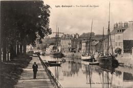 Quimper * Vue Générale Des Quais * Bateaux Voiliers - Quimper