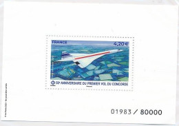 France 2021 - Bloc Feuillet Poste Aérienne 83 Concorde - Neuf - Mint/Hinged