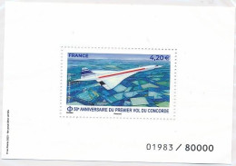 France 2021 - Bloc Feuillet Poste Aérienne 83 Concorde - Neuf - Neufs