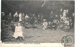 CPA - Carte Postale -Belgique-Bruxelles Schaerbeek Dans Le Parc  Josaphat Animée  1905 VM48441 - Forêts, Parcs, Jardins