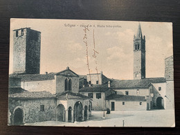 Cartolina Foligno Chiesa Di S. Maria Infra Portas 1917 - Foligno