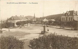 71 SAINT LEGER SOUS BEUVRAY - La Fontaine - Other & Unclassified