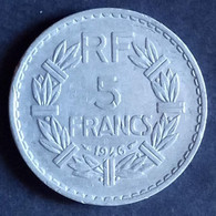 5 Francs Lavrillier 1946 Aluminium - 5 Francs