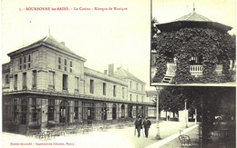 Carte POSTALE  Ancienne De BOURBONNE Les BAINS, Casino & Kiosque à Musique - Bourbonne Les Bains