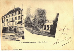 Carte POSTALE  Ancienne De BOURBONNE Les BAINS, Hotel Des Bains - Bourbonne Les Bains